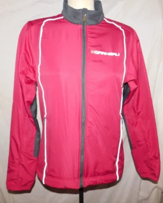 CHAQUETA DE CICLISMO LOUIS GARNEAU MERIT FRAMBUESA para mujer talla M forrada de vellón Foto 1 de 4