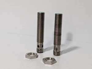 Lot of 2 Pepperl + Fuchs NBB2-12GM50-E2-V1 Inductive Sensor, M12 4-Pin, 10-30vdc - Picture 1 of 12