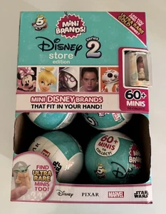 8x Surprise Mini Brands Disney Store Series 2 Mystery Capsule Complete Display - Picture 1 of 3