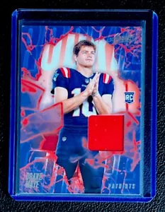 2024 Panini Absolute Drake Maye Rookie Force Patch #RF-DME NE Patriots RC - Picture 1 of 2