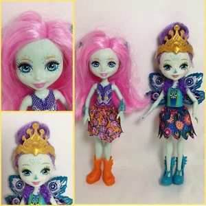 Enchantimals Dolls lot of 2 Sandella Seahorse Patter Peacock - Picture 1 of 7