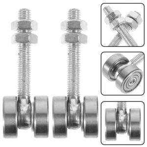2 Pcs Unistrut Wheel Trolley Hanging Door Channel Assembly Roller Shopping Work - Picture 1 of 12
