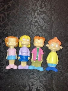 Collectible Set Of 4 retro Nickelodeon Rugrats All Grown Up Plastic Figures 9cm - Picture 1 of 4