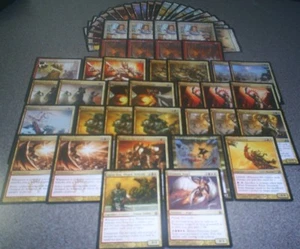 MTG Magic BOROS DECK Scent of Cinder Jasmine Firemane Angel Agros Kos Stoutarm - Picture 1 of 6