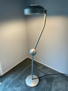 vintage FLOOR LAMP industrial atomic MCM MEDICAL dental antique sputnik steel - Picture 1 of 15