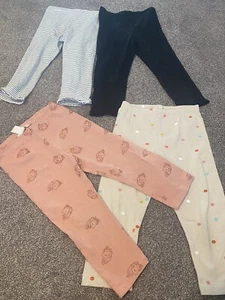 H&M kids Girls Cafri Pants  Set  - Picture 1 of 5