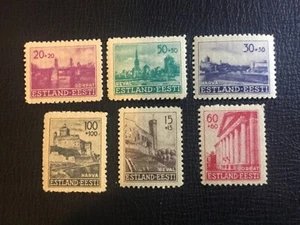 ICOLLECTZONE Estonia NB1-6 VF bisagras - Imagen 1 de 1