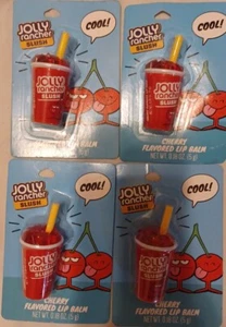 Lot of 4 JOLLY RANCHER SLUSH CHERRY Flavored  Lip Balm 0.18 oz 5g - Picture 1 of 1