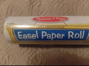 Melissa & Doug, 18" Easel Paper Roll 75 Ft, White, Premium Heavy Weight Bond,NEW - Picture 1 of 4