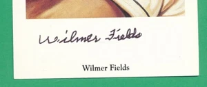 SIGNED WILMER FIELDS POSTCARD AUTHENTIC INK AUTOGRAPH RON LEWIS ART *TPHLC-AUTO - Picture 1 of 4