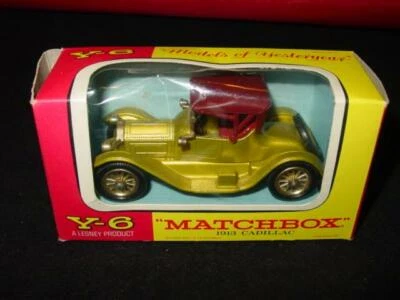 Vintage LESNEY Matchbox : Y-6  1913 CADILLAC car  in Box - Image 1 of 4