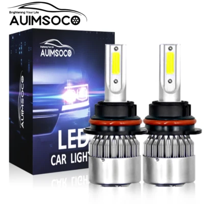 For Mercury Grand Marquis 1998-2005 2x 9007 6000K LED Hi/Lo Beam Headlight Bulbs - Image 1 of 4