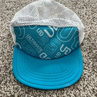 ULTIMATE DIRECTION The Stoke Meshback Running Cap Hat Blue/White - Image 1 of 4