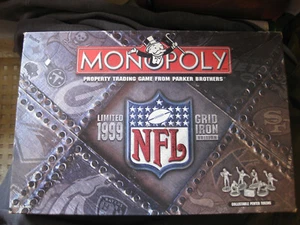 1999 Monopoly Parker Brothers Limited NFL Grid Iron Edition Free Shipping - Bild 1 von 7