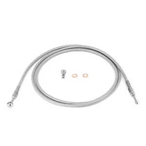 Braided Hydraulic Clutch Cable For 12"-14" Apes Harley CVO Road King Road Glide - Picture 1 of 7