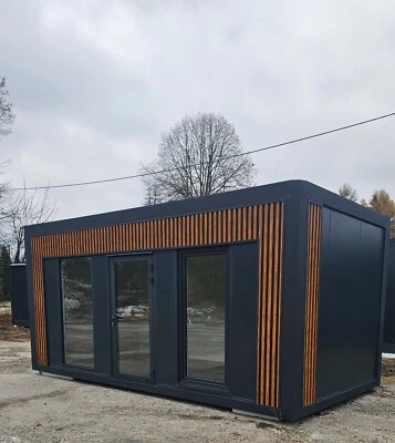 Moderne Container /Bürocontainer $Wohncontainer | Gartenhaus #6x3m LIFE GRATIS! - Bild 1 von 4
