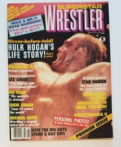 Superstar Wrestler Magazine #1 June  1986 Hulk Hogan Premier Issue **NO POSTER** - Picture 1 of 7