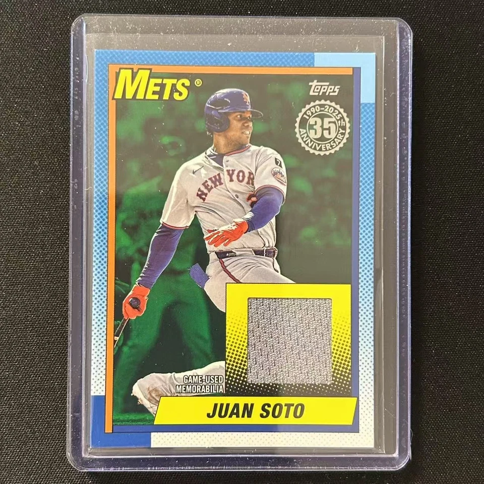 🔌IU 2025 TOPPS ACTUALIZACIÓN SERIE BÉISBOL 1990 TOPPS RELIQUIA VERDE/99 JUAN SOTO Foto 1 de 1