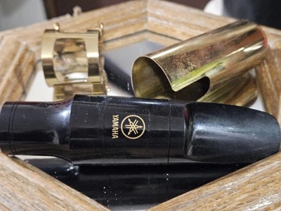 🎷 Bocal de saxofone barítono padrão Yamaha 5c CAP/LIG BOM ESTADO - Imagem 1 de 4