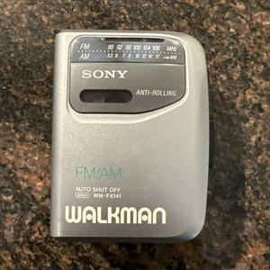 Vintage Sony WM-FX141 AM/FM Cassette Tape Walkman 90s Anti-Rolling Portable - Picture 1 of 7