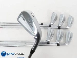 Excellent! Titleist 2023 T100 Forged IRONS 4-PW Modus 120 Stiff Flex #416310 - Picture 1 of 6