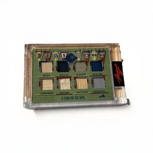 2025 Leaf Seasons In The Sun – Yankees Octet Relic /5 – Ruth, Jeter, Rivera, etc - Picture 1 of 2