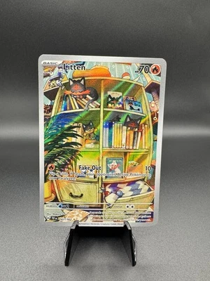 Litten 167/162SV05: Temporal Forces Holo Full Art Pack Fresh - Image 1 of 2