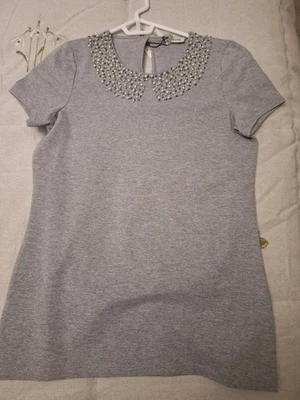 Женский вышитый бисером воротник топ от Austin Reed. Размер XS новый с ярлыками - Изображение 1 из 4