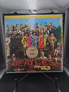 THE BEATLES 1967 Sgt. Pepper's LA PRESS Reissue Stereo W/INSERT EX /VG - Picture 1 of 12