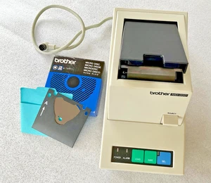 Vintage Brother MD-200 Micro-Disk Recorder und Packung neue Ersatzdisketten 2,5" - Bild 1 von 7