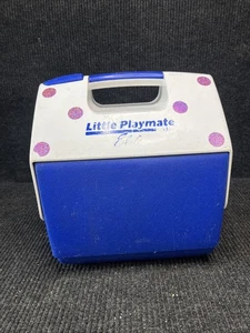 Little Playmate Elite Igloo Ocean Blue Lunch Cooler Easy Open Button Made In USA - Picture 1 of 21