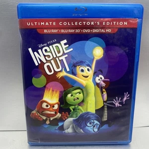 Inside Out Disney 3D Blu-ray 4-Disc Set Ultimate Collector's Edition 6973 - Imagen 1 de 9