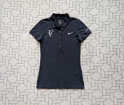 ● RARO POLO TENIS NIKE RF FEDERER 2010 AZUL MARINO TALLA MUJER ADULTO XS №2 ● Foto 1 de 4