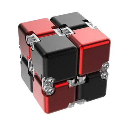 Metal Infinity Magic Cube Fidget Giocattolo Puzzle Decompressione per Adulti Bambini - Immagine 1 di 4
