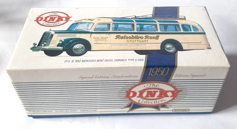 Matchbox Dinky Collection DY-S 10 1950 Mercedes-Benz  Omnibus Type 0-3500 - Immagine 1 di 4