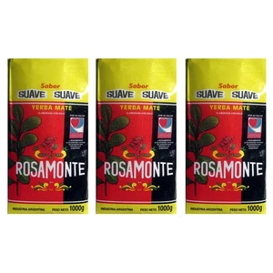Yerba Mate Rosamonte Suave x 3 KG Argentina Té Herbal Hoja Bolsa Suelta 6.6 lb Nuevo - Imagen 1 de 1
