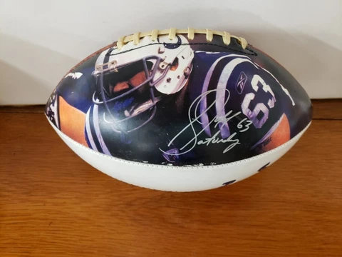 Indianapolis Colts "The Duke" Wilson Jeff Saturday #63 Blood Center Football Cover