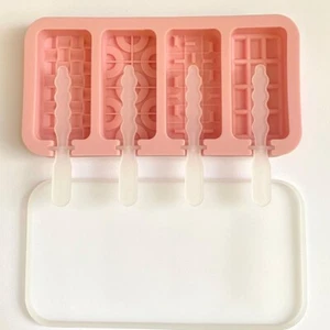 POPSICLE VARIETY MOLD, Cakesicle Mold, Ice Cream Mold, Silicone Mold (4 Cavity) - Picture 1 of 1