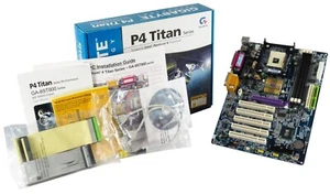 Motherboard Original New Box GIGABYTE GA-8ST800 Rev:1.0 Socket 478 3xDDR 5xPCI - Picture 1 of 4