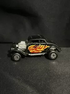 MATCHBOX 1933 WILLYS STREET ROD Black With Flames Kelloggs Promo VG Cond - Picture 1 of 8