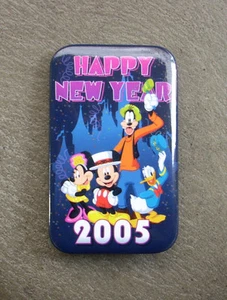 DISNEYLAND "Happy New Year 2005" Button - Picture 1 of 4