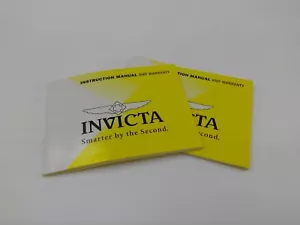 Orologio INVICTA manuale di istruzioni e libretto di garanzia - Foto 1 di 1