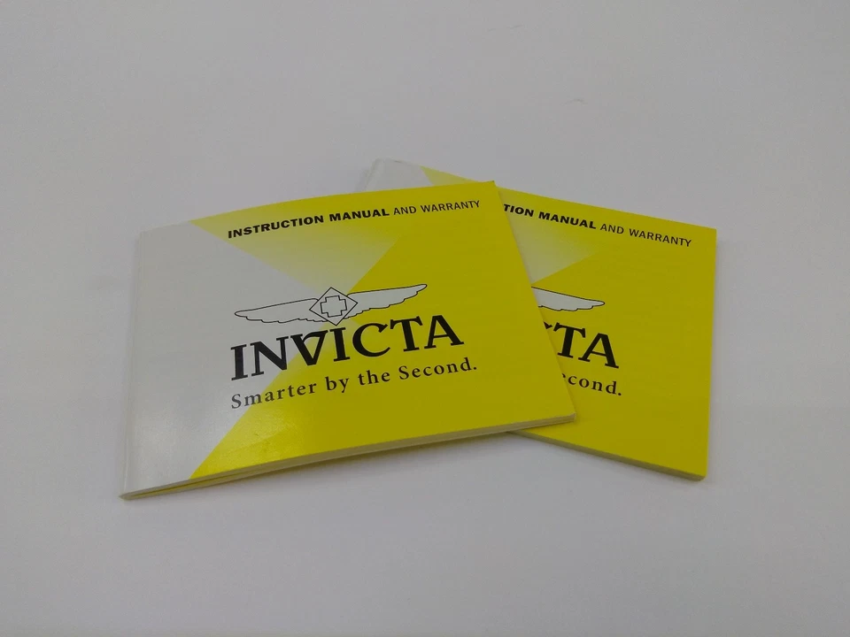 INVICTA Watch instruction manual and warranty booklet - Image 1 of 1