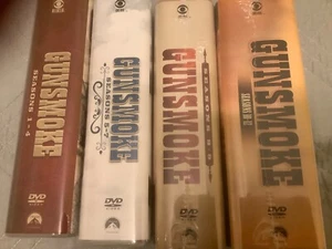 Gunsmoke : Seasons 1 - 12 (1-4, 5-7, 8-9, 10-12 ) Brand .New in 4 Box Sets - Picture 1 of 1