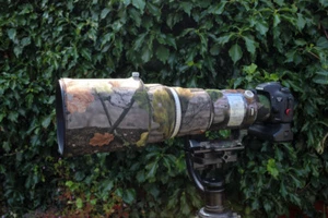 Canon EF 500 mm f4 L IS II USM obiettivo in neoprene copertura cappotto mimetico foresta mimetica - Foto 1 di 2