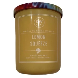 Vela exprimidora de limón DW Home mechas dobles 56 horas tiempo de combustión 15,3 oz tie dye - Imagen 1 de 4