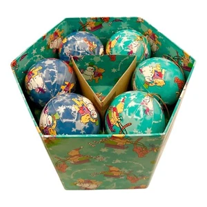 12 bolas decorativas de decoupage Winnie the Pooh de Disney NUEVAS EN CAJA - Imagen 1 de 4