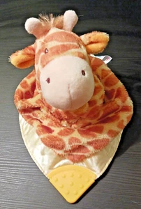 Baby Gund Giraffe Tucker Security Blanket Plush Satin Toy 12" Lovey - Picture 1 of 12
