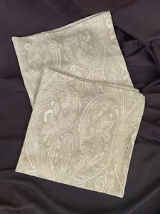Sferra 2 Euro Pillow Shams Paisley Tapestry Jacquard Swirls Scroll Woven - Picture 1 of 8