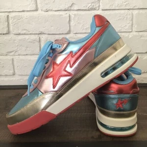 2021 BAPE ROAD STA sneakers pink a bathing ape BAPE STA US 11 - Picture 1 of 10